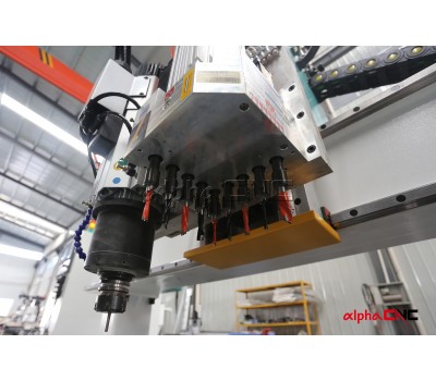 Industrial Series ATC CNC Router (IS Mk2: Drilling Bank & Carousel Tool Magazine )