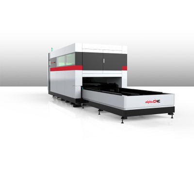 Full Cover High Power Laser Cutting Machine with Exchange Table